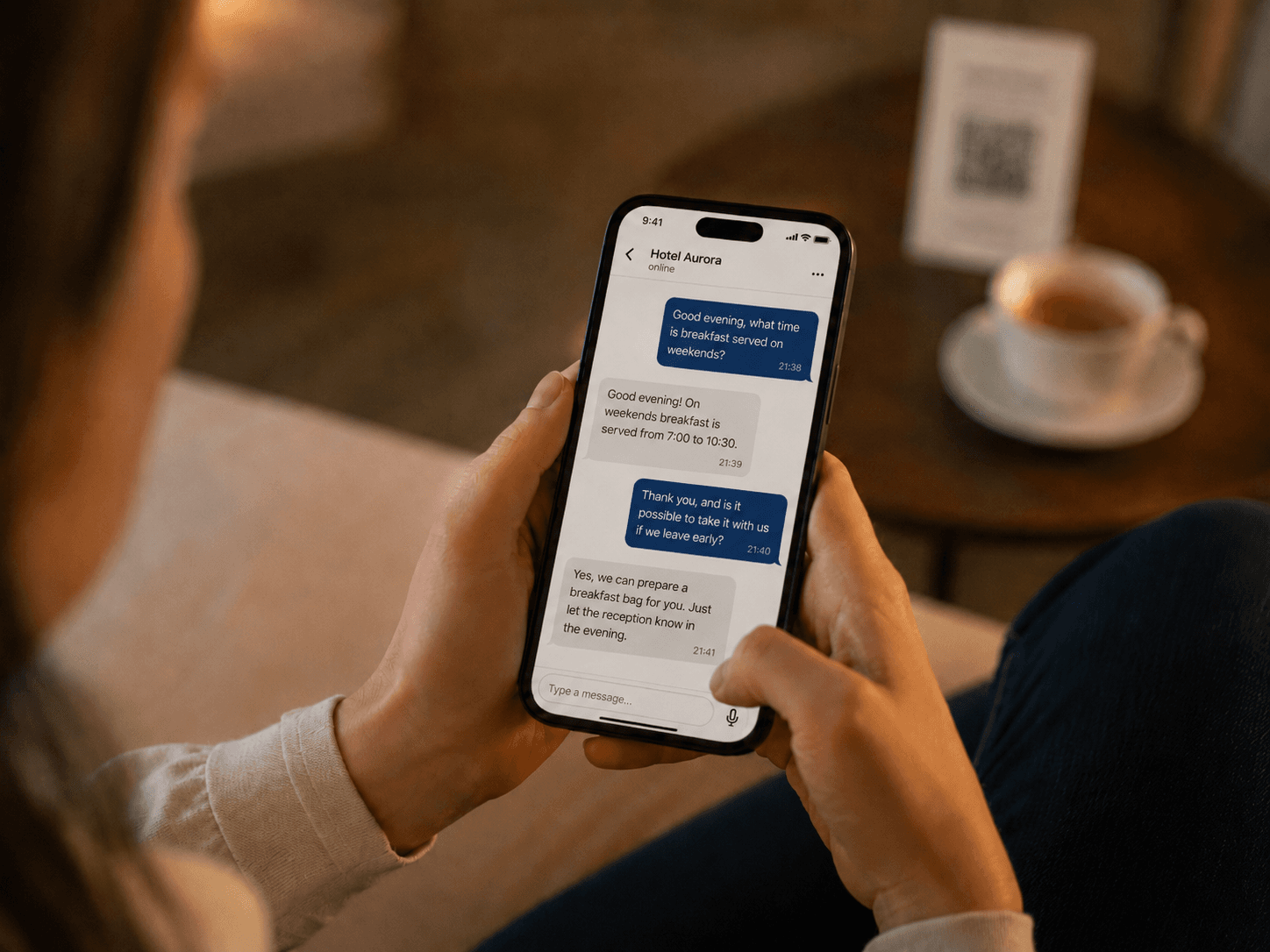 How a QR Code in the Room Saves Your Front Desk Hours Every Week